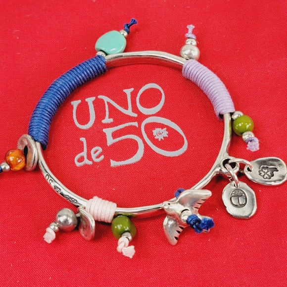 2012 Uno de 50 "La que lo ve" Bangle Bracelet - Picture 6 of 8